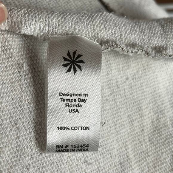 CAITE Small Leopard Camo Print‎ Floral Embroidered French Terry Cardigan Hoodie - Picture 9 of 11